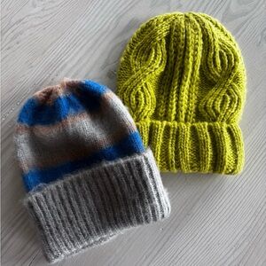 Free People Beanies Lot Of Two NWOT